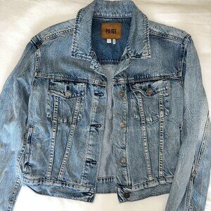 PAIGE cropped denim jacket
